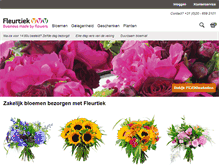 Tablet Screenshot of fleurtiek.nl